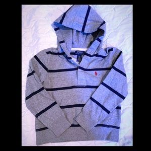 Ralph Lauren striped hoodie boys size 8